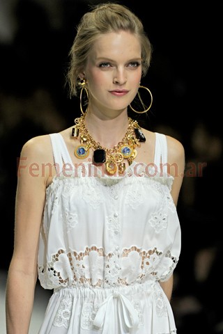 Aros moda joyas 2012  Dolce and Gabbana